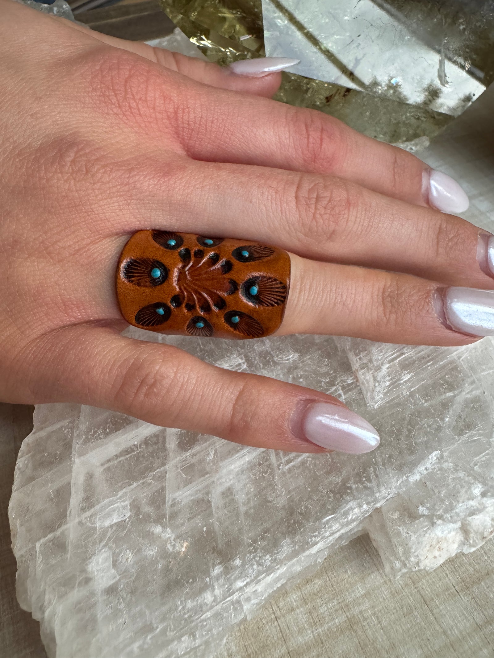 Leather Ring & Gemstone Bracelet Bundles