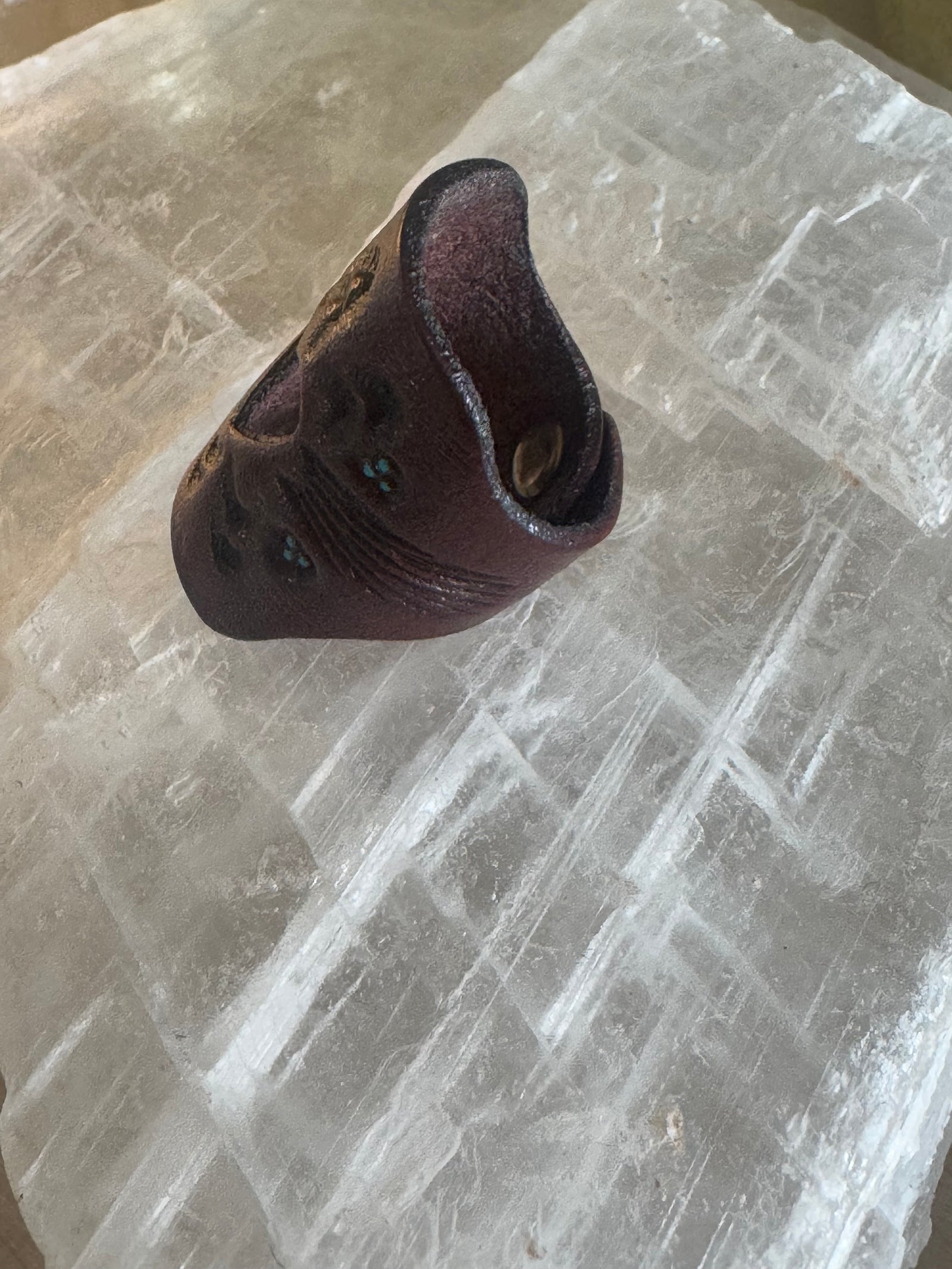 Soulful Heart Leather Ring