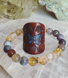 Leather Ring &amp; Gemstone Bracelet Bundles