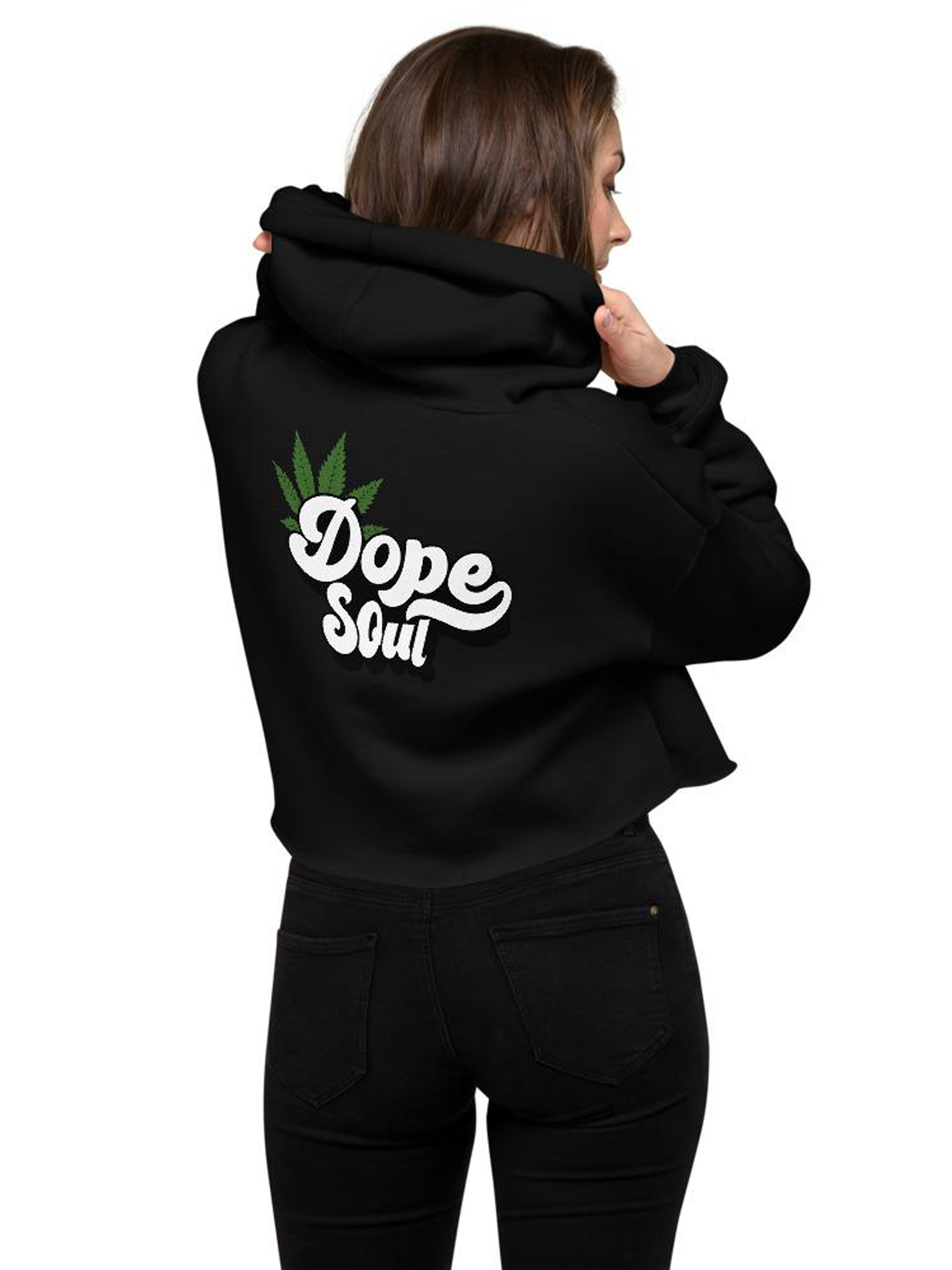 DOPE SOUL ~ CROP HOODIE