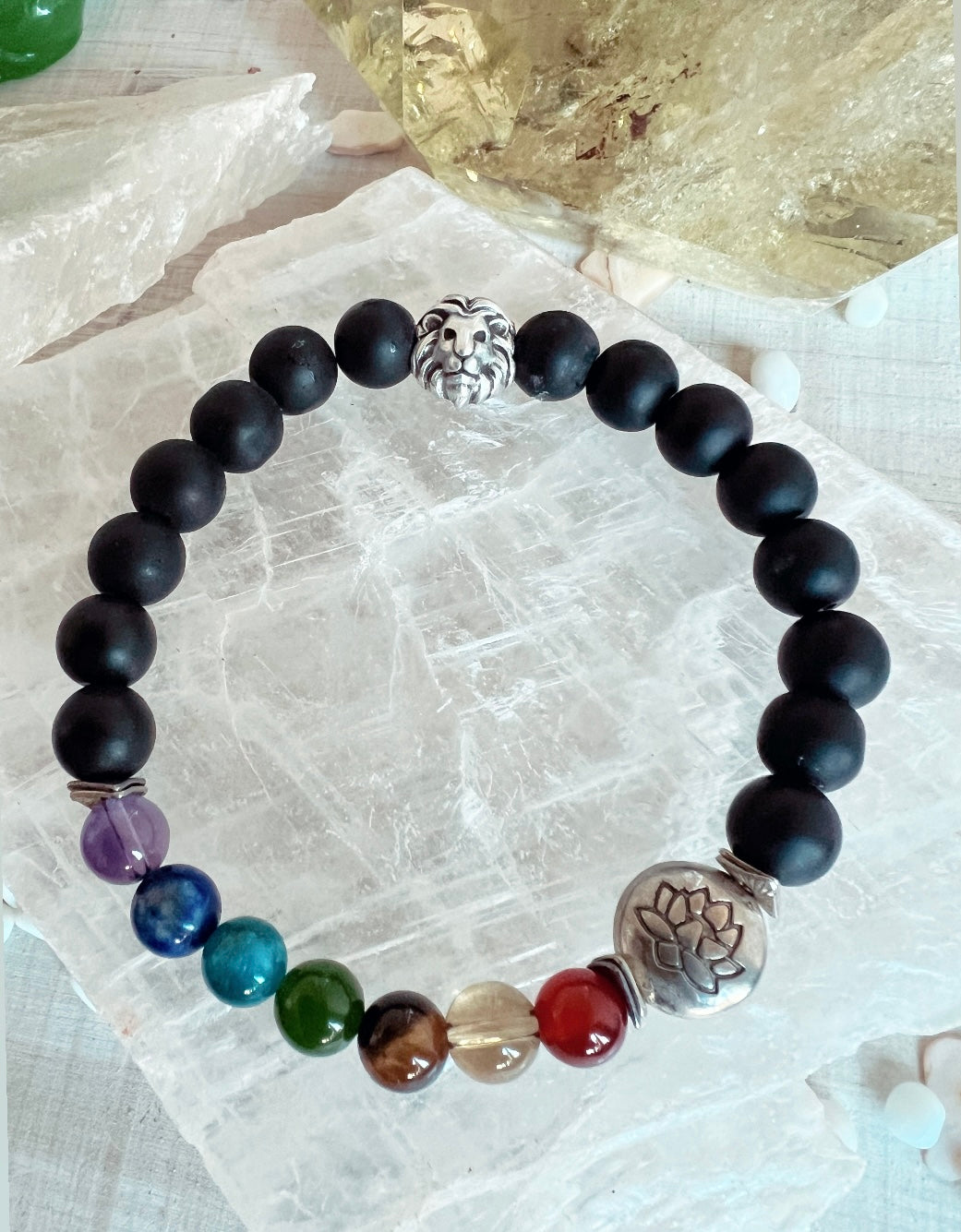 THE SEVEN CHAKRAS ~ GEMSTONE BRACELET