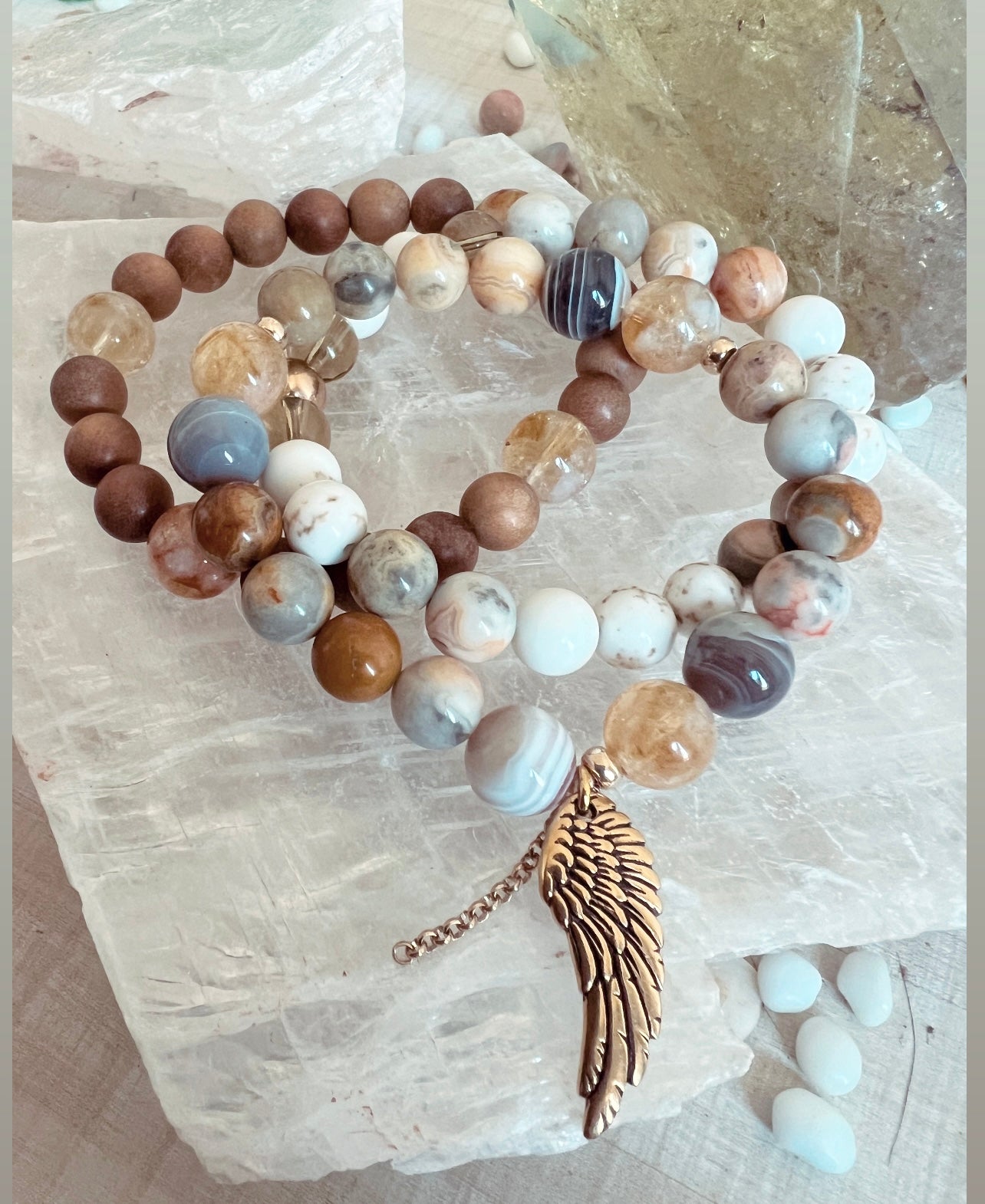 THE HARMONIC BALANCE STACK ~ GEMSTONE BRACELETS