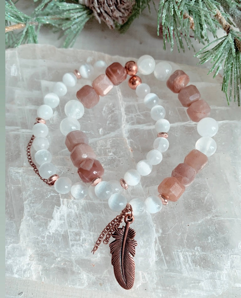 THE RADIANT HARMONY STACK ~ GEMSTONE BRACELETS